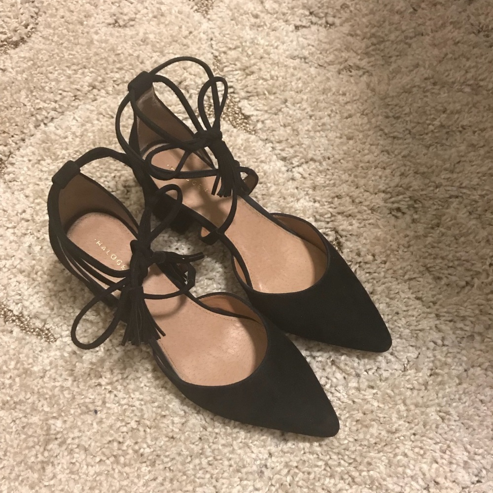 Halogen Iris Lace-Up d'Orsay Pump